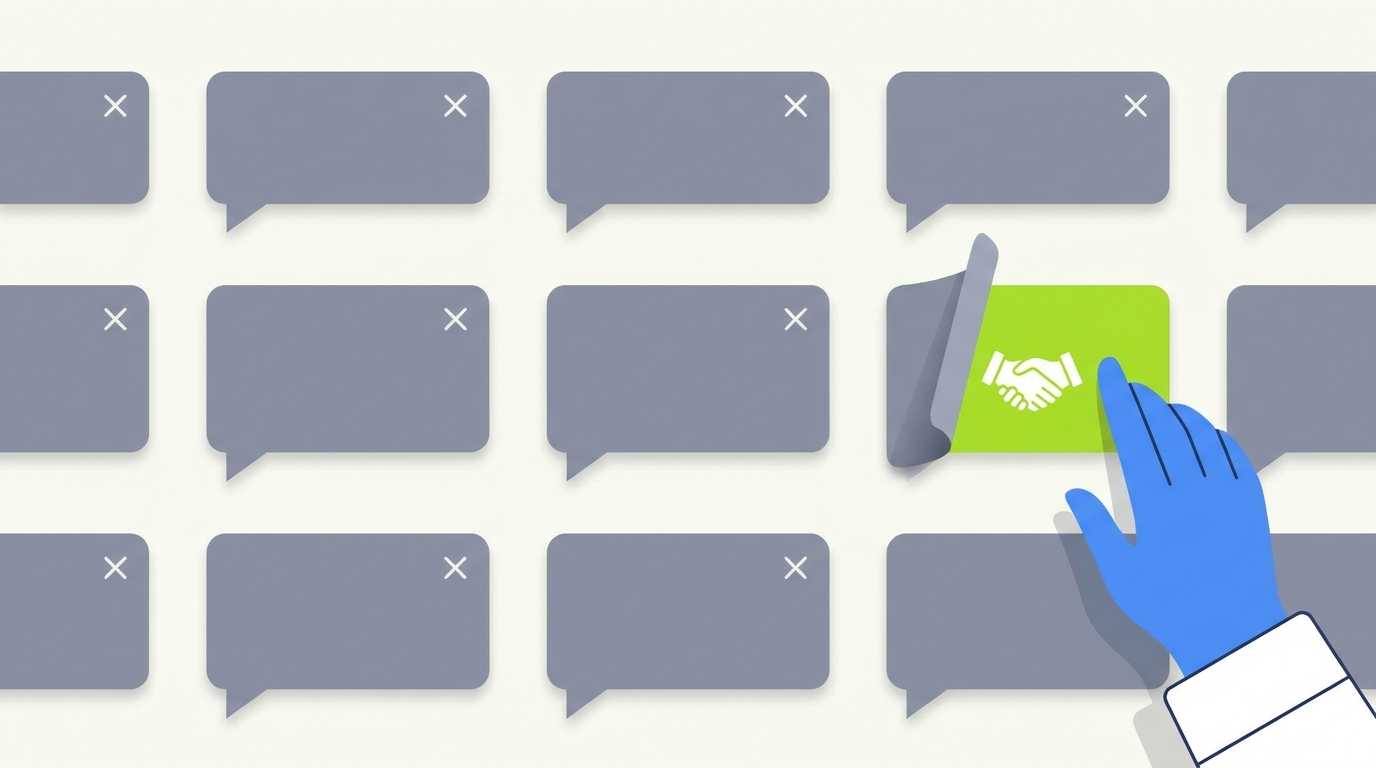 The negative-reply playbook: what to do with every no
